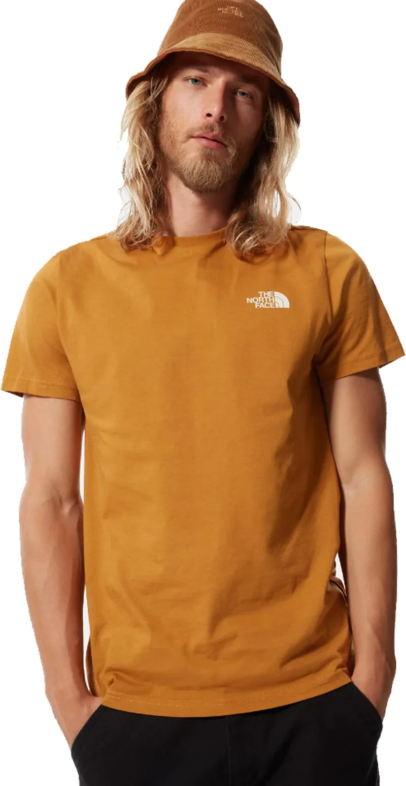 The North Face Mens SS Simple Dome Tee - Timber Tan-2